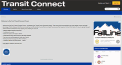 Desktop Screenshot of fordtransitconnectforum.com